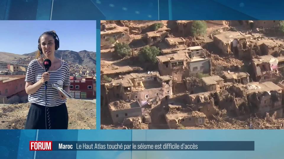 Le Haut-Atlas marocain touché par le séisme est difficile d'accès