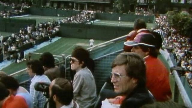 Le tournois de tennis de Wimbledon en 1980. [RTS]
