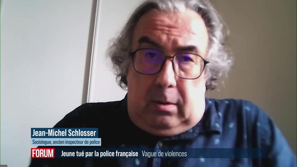 De nouveaux heurts après la mort d'un jeune tué par un policier en France: interview de Jean-Michel Schlosser