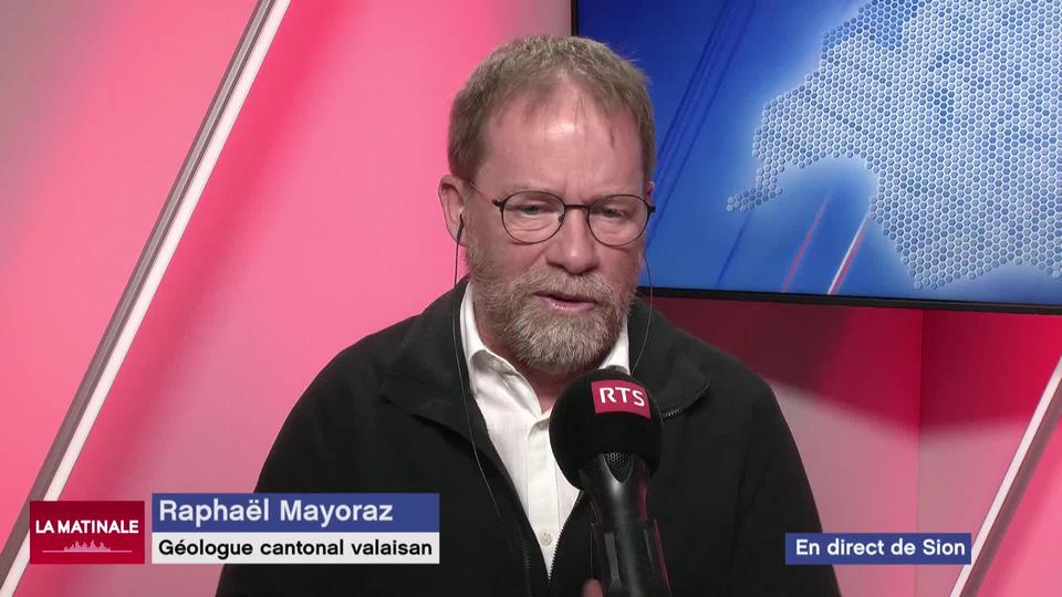 L'invité de La Matinale (vidéo) - Raphaël Mayoraz, géologue cantonal valaisan