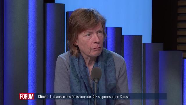 Les émissions de CO2 augmentent à nouveau en Suisse: interview de Martine Rebetez