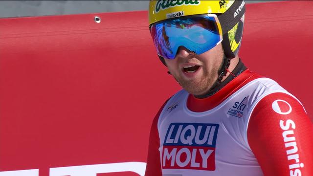 Courchevel (FRA), descente messieurs: Niels Hintermann (SUI) au départ