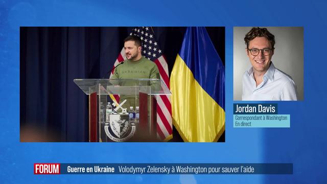 Volodymyr Zelensky à Washington pour tenter de débloquer l'aide pour la guerre en Ukraine