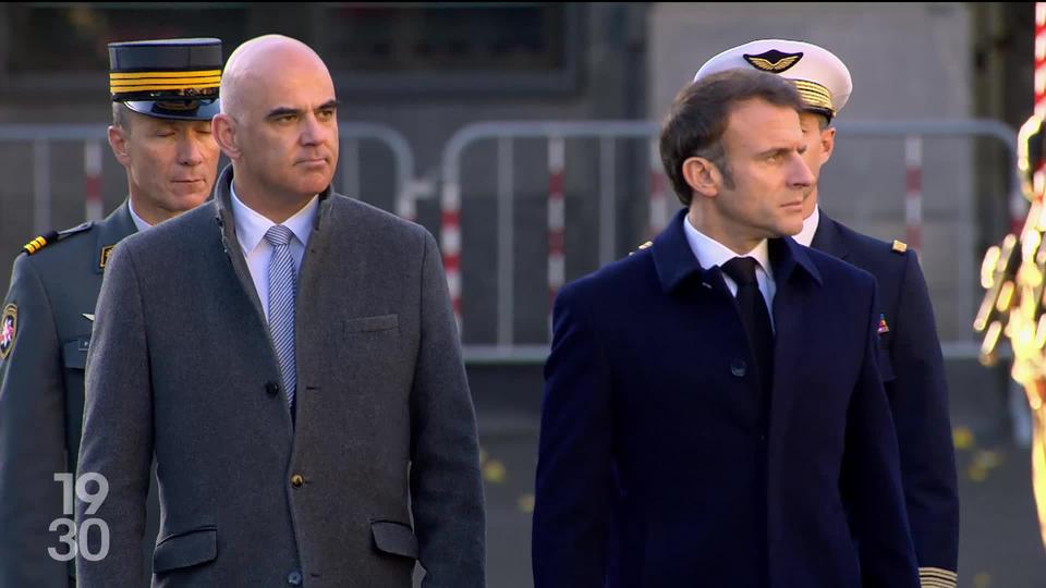 Lors de sa visite d'État, Emmanuel Macron appelle la Suisse à avancer sur la voie européenne