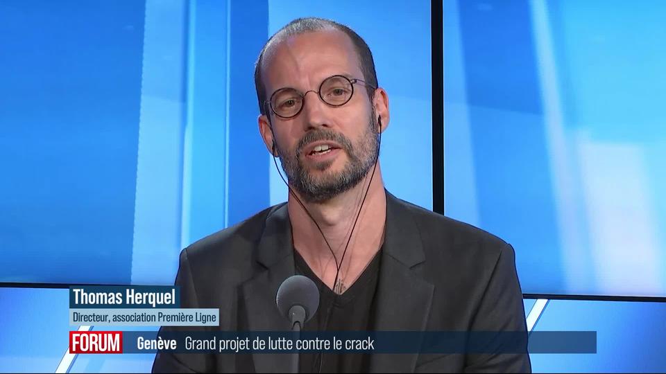 Nouveau plan anti-crack du Conseil d'Etat genevois: interview de Thomas Herquel