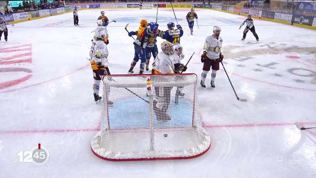 Hockey sur glace, privé de plusieurs joueurs Genève-Servette s'incline aux tirs au buts face à Davos.