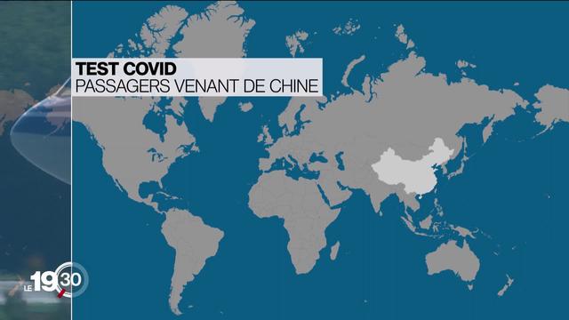 La Suisse doit décider si elle va exiger un test Covid pour les passagers en provenance de Chine