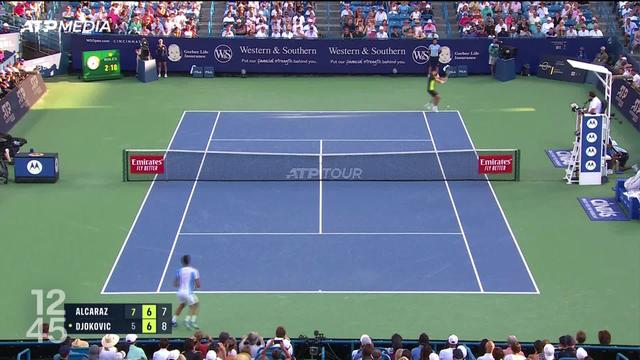 Tennis : Novak Djokovic s’est imposé en trois sets face à son rival Carlos Alcaraz lors de la finale du tournoi ATP de Cincinnati
