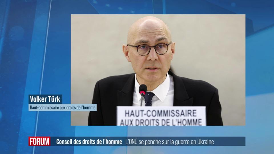 Le Conseil des droits de l’homme examine des "crimes contre l’humanité" commis en Ukraine (vidéo)