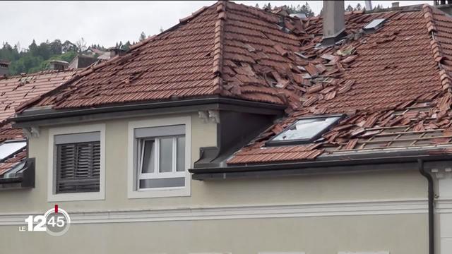 Tornade à la Chaux-de-Fonds: deux jours après, le bilan fait état de dégâts immenses sur deux tiers des immeubles de la ville