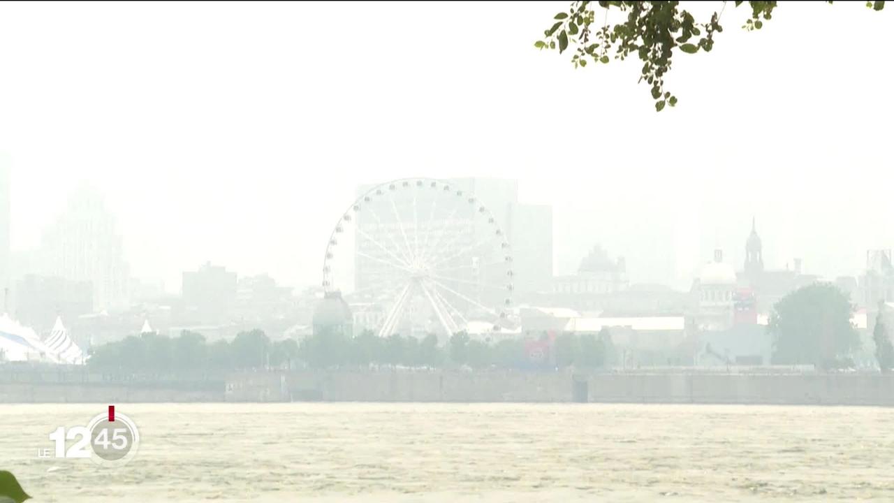 Sous la fumée due aux feux, Montréal se retrouve avec l'air le plus pollué au monde
