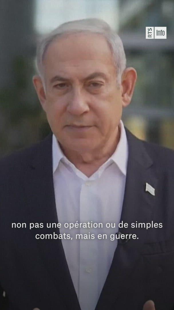 La déclaration de Benjamin Netanyahu après l'offensive du Hamas