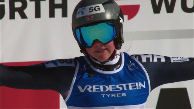 Méribel (FRA), parallèle dames, petite finale: Thea Louise Stjernesund (NOR) s'empare de la médaille de bronze