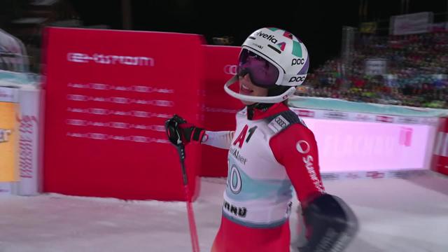 Flachau (AUT), slalom dames, 2e manche: Michelle Gisin (SUI)