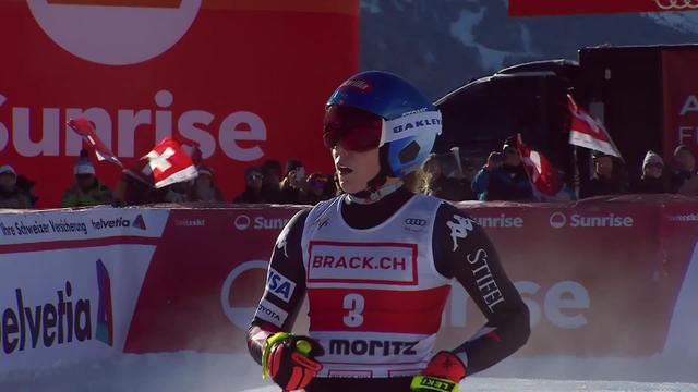 St-Moritz (SUI), descente dames: Mikaela Shiffrin (USA)