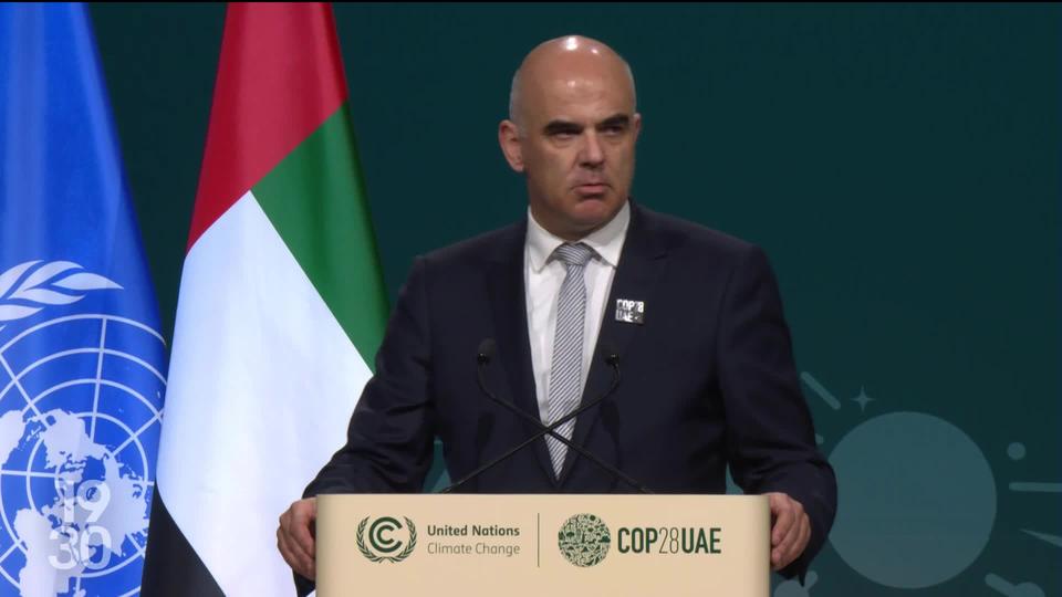 Cop 28 à Dubaï. 170 chefs d'Etat à la tribune dont le président de la Confédération.