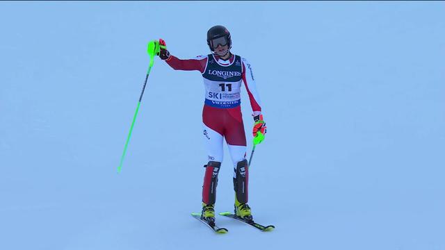 Courchevel (FRA), combiné messieurs, slalom: Raphael Haaser monte sur la plus petite marche du podium