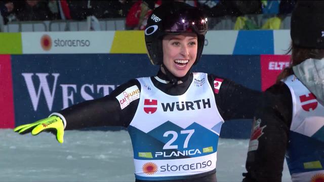 Planica (SLO), grand tremplin dames, 2e manche: Alexandria Loutitt (CAN) titrée