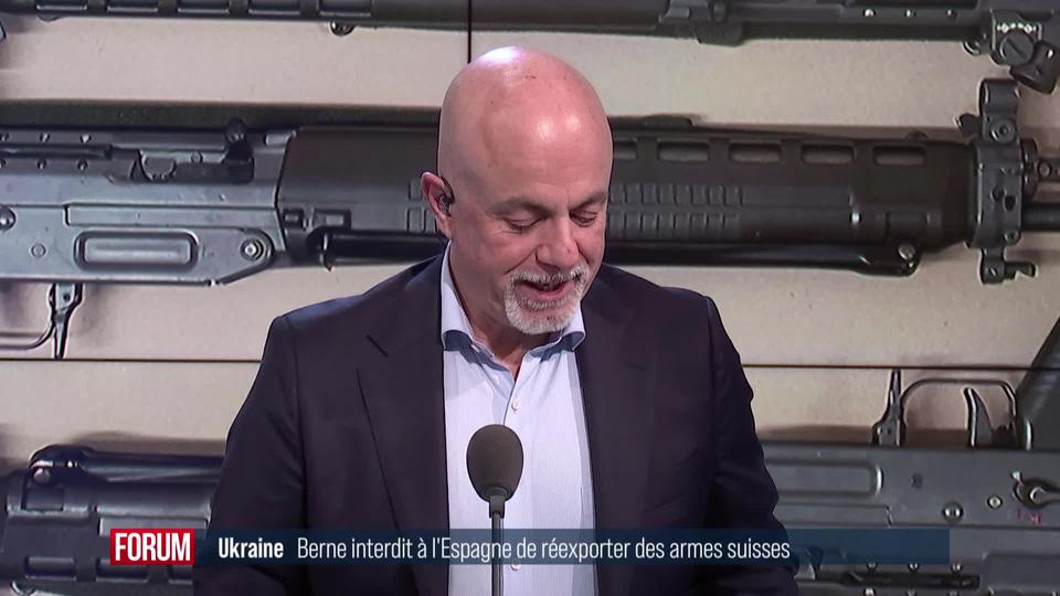 Le matériel de guerre acheté en Suisse ne doit pas être réexporté en Ukraine: interview de Patrick Mayer