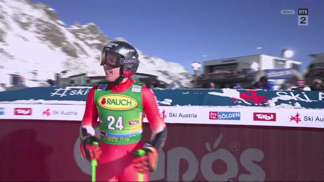 Sölden (AUT), slalom géant dames, 1re manche: Camille Rast (SUI) termine 21e