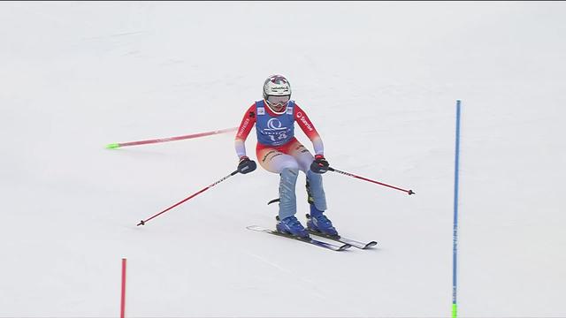 Spindleruv Mlyn (CZE), slalom dames II, 1re manche: Michelle Gisin (SUI) termine 10e en première manche