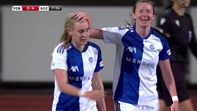 Women's Super League, 15e journée, FC Bâle - Grasshopper Zurich (3-4): les Zurichoises s'imposent au terme d'un match riche en rebondissement