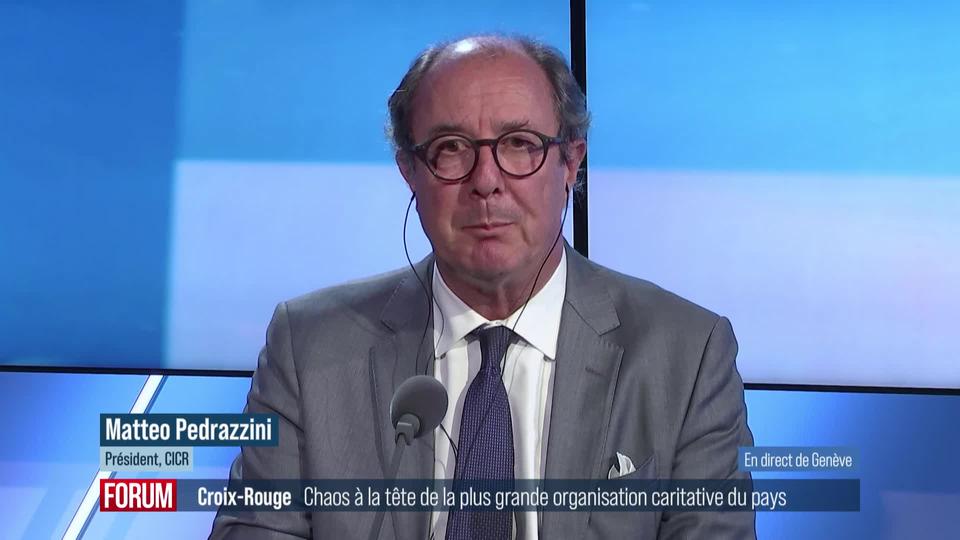 Que se passe-t-il à la tête de la Croix Rouge suisse? Interview de Matteo Pedrazzini