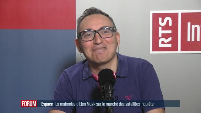 La mainmise d'Elon Musk sur le marché des satellites inquiète: interview de Philippe Achilleas