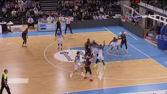 Basketball, 1-2 finale playoffs, acte I, Fribourg - Genève (86-82)