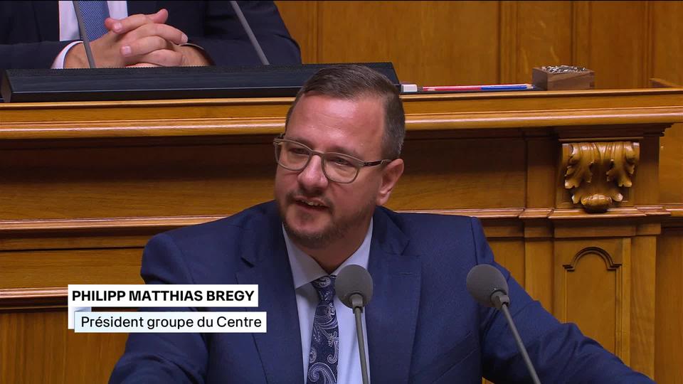 Déclaration du chef du groupe du Centre Philipp Matthias Bregy (VS) (vidéo)