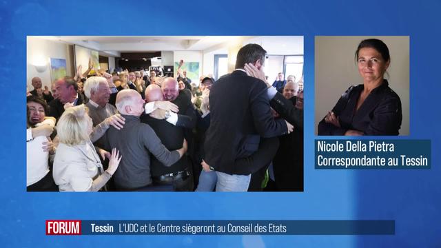 Second tour au Conseil des Etats: au Tessin, l’UDC Maroc Chiesa et le centriste Fabio Regazzi élus