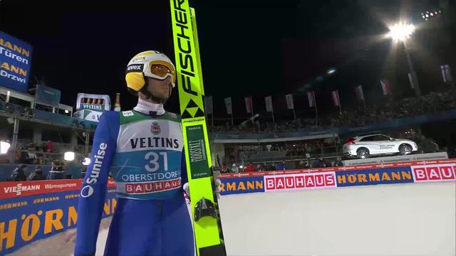 Oberstdorf (GER), qualifications grand tremplin: Killian Peier (SUI) se qualifie pour le concours de demain