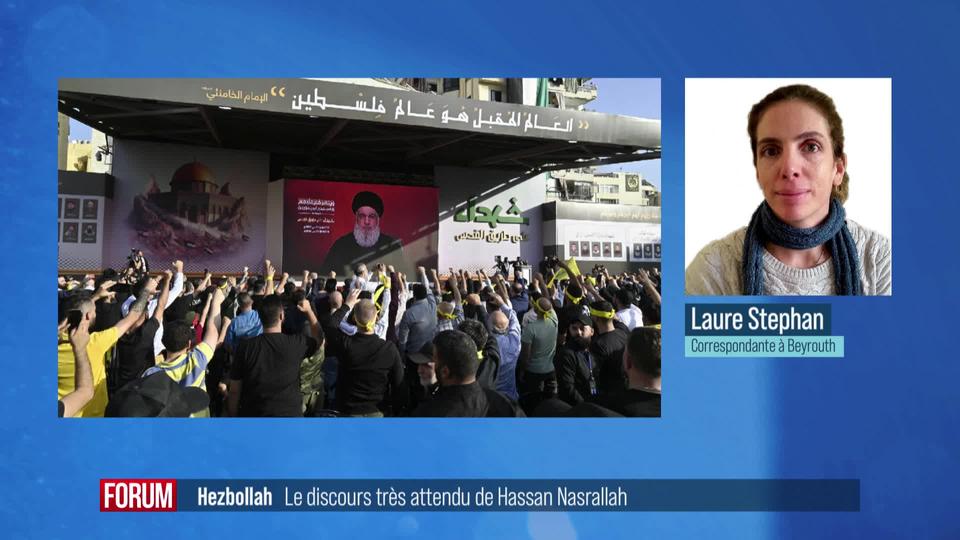 Nasrallah, le chef du Hezbollah, allié du Hamas palestinien, s’est exprimé