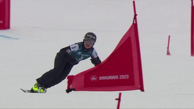 Bakuriani (GEO), slalom géant parallèle dames: Tsubaki Miki (JPN) remporte l'or devant Daniela Ulbing (AUT)