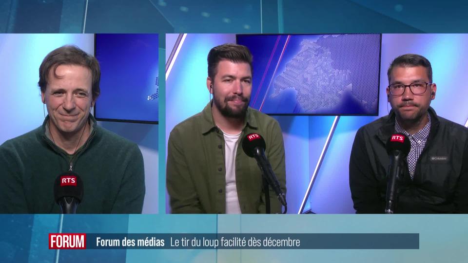 Forum des médias - Le tir du loup facilité dès décembre