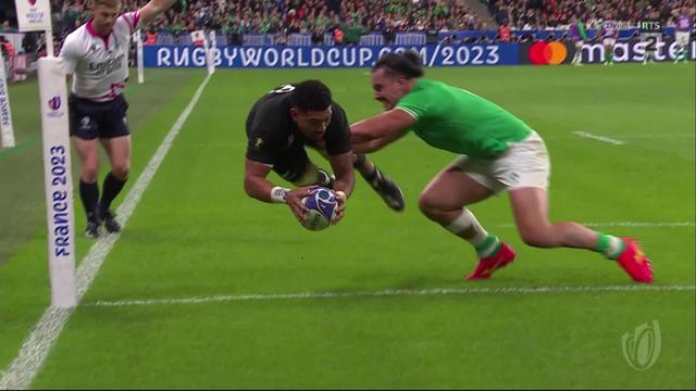 1-4 de finale, Irlande – Nouvelle-Zélande (24-28): les All Blacks brisent le rêve irlandais et rallient les demies