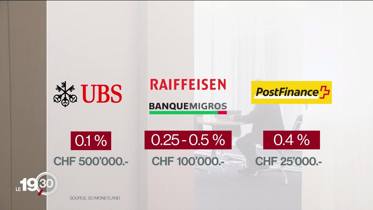 Emboîtant le pas à la BNS, les banques remontent le taux d'intérêt des comptes "épargne"