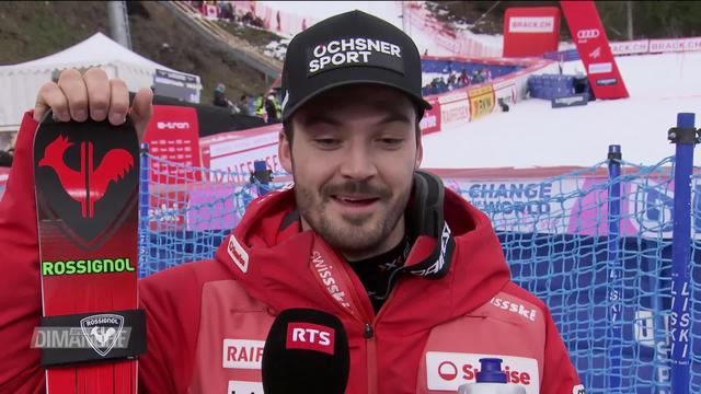 Wengen (SUI), slalom messieurs: victoire d'Henrik Kristoffersen (NOR), Loic Meillard (SUI) termine 2e pour 20 centièmes