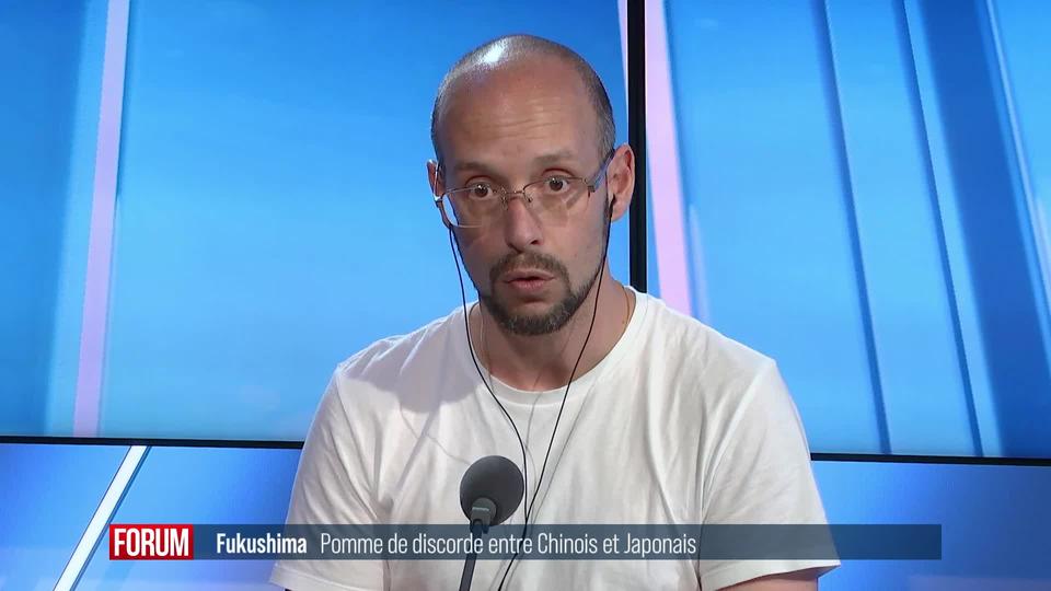 Tensions entre la Chine et le Japon après le rejet en mer des eaux usées de Fukushima: interview de Lionel Fatton