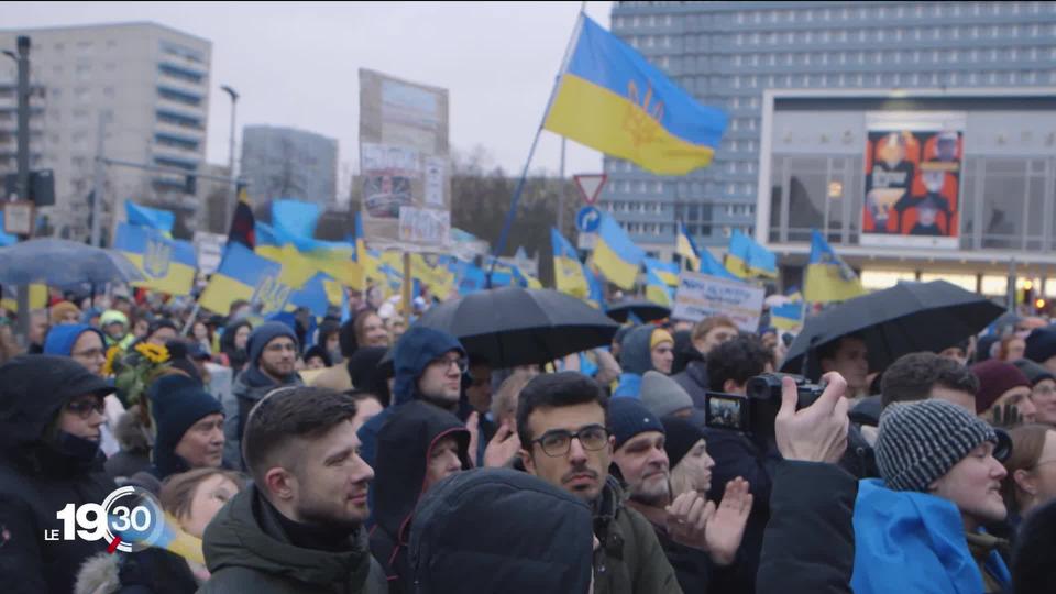 Manifestation à Berlin pour lancer un appel à la paix et renouer avec la tradition pacifiste allemande