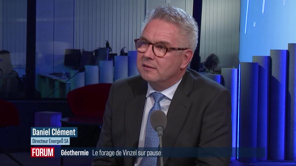 Le forage de Vinzel sur pause: interview de Daniel Clément