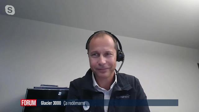 Fin de la panne du téléphérique de Glacier 3000: interview de Bernard Tschannen