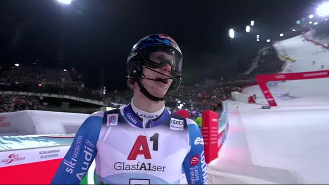 Schladming (AUT), slalom messieurs, 2e manche: Clément Noël (FRA) rafle la victoire !