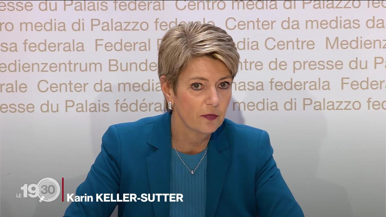 Votation sur la taxation à 15% des bénéfices des grandes entreprises. Karin Keller-Suter lance la campagne.