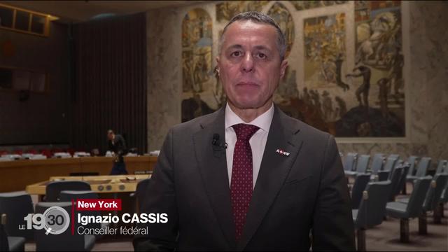 Présidence du Conseil de sécurité des Nations Unies: les explications d'Ignazio Cassis