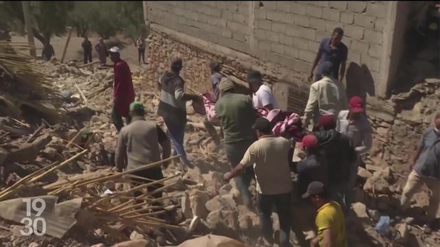 Au Maroc, les secouristes intensifient leurs recherches pour tenter de retrouver des survivants