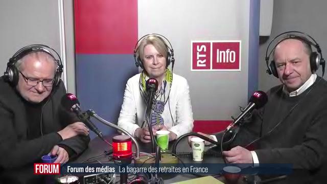 Forum des médias: la bagarre des retraites en France