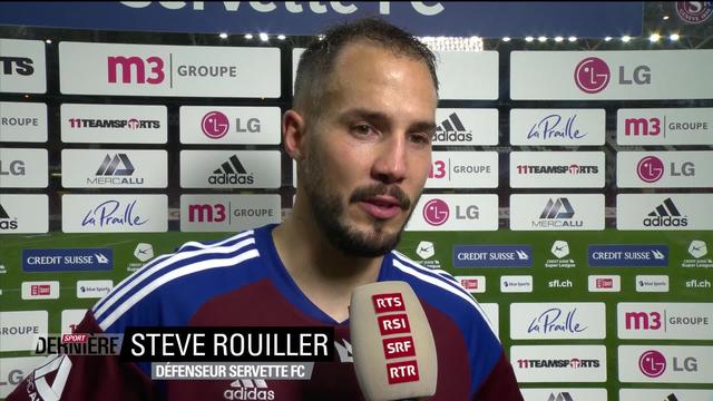 Football, Super League, 31e journée: St-Gall - Servette (1-1), l'interview de Steve Rouiller