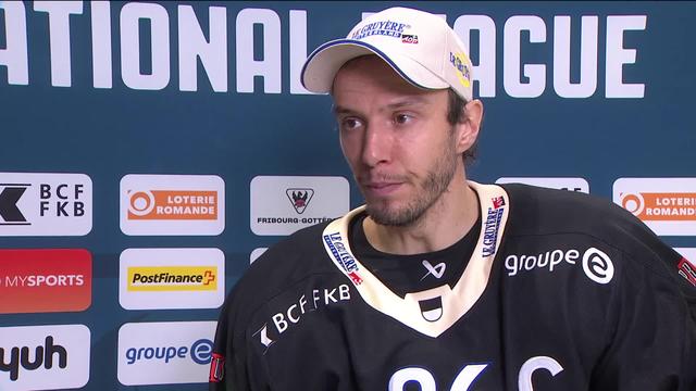 Hockey - National League, Fribourg - Kloten (3-4 tab), Interview de Julien Sprunger
