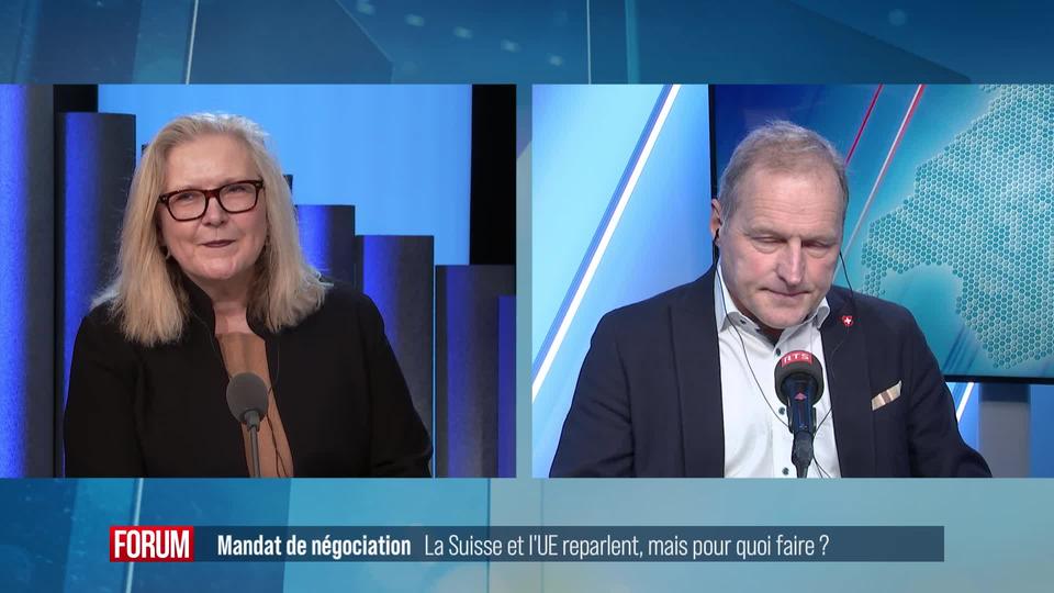 Rapprochements UE-Suisse: débat entre Pierre-André Page et Chantal Tauxe